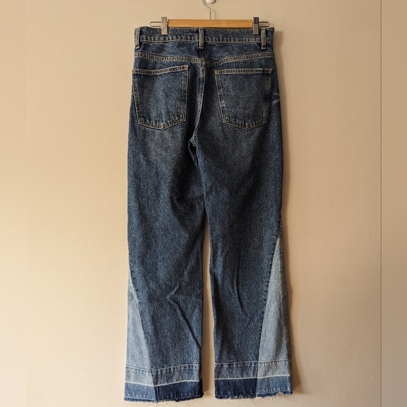Zara patchwork wide leg jeans - Picture 4 of 4